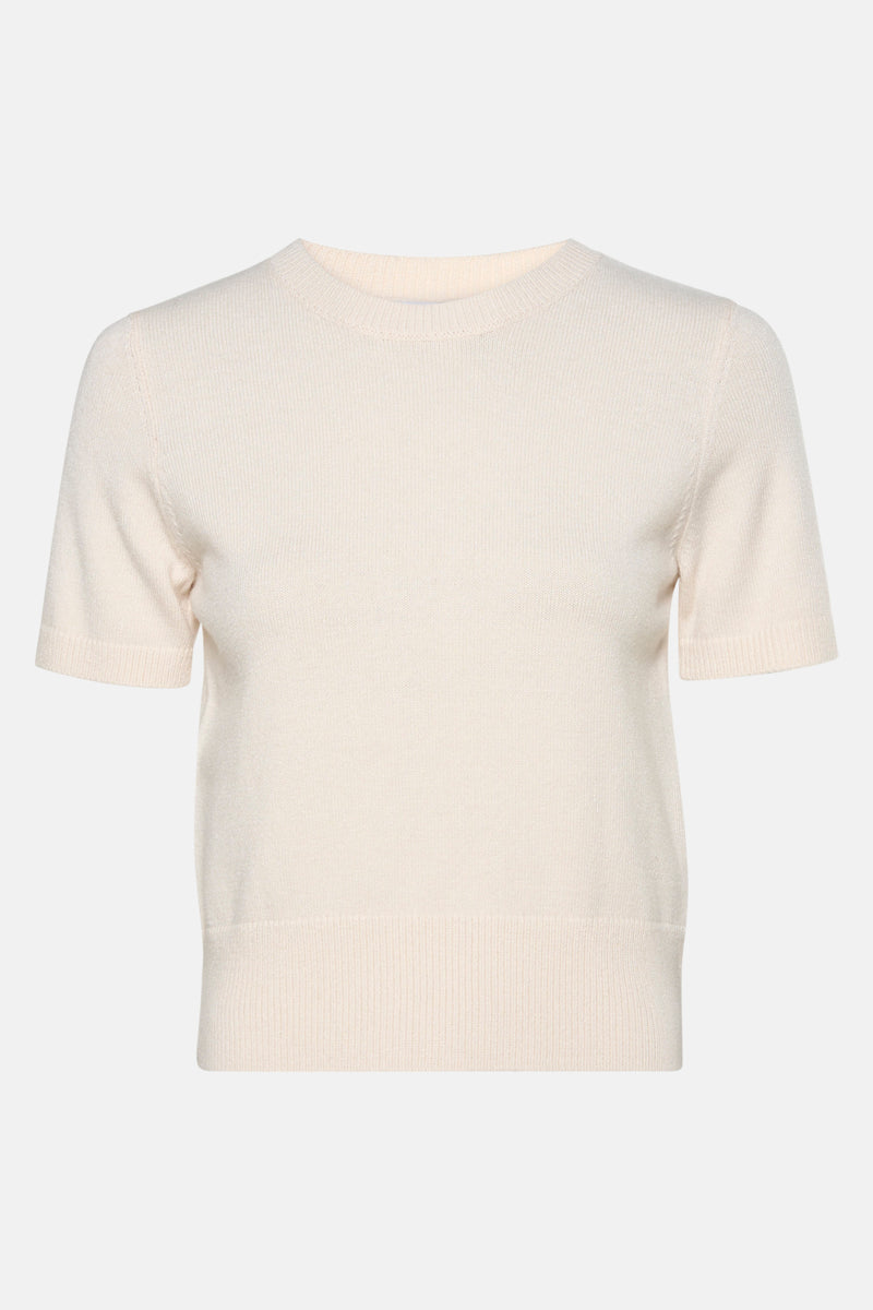 Pull à col rond - écru