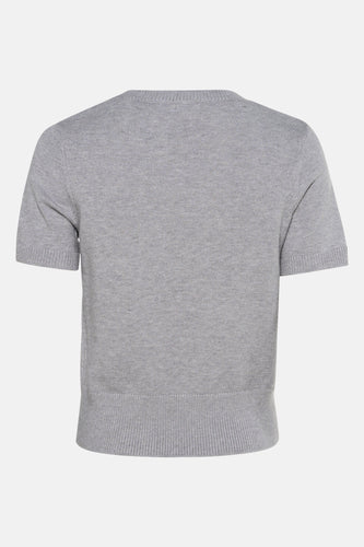 Pull à col rond - gris - HAILYS - 4