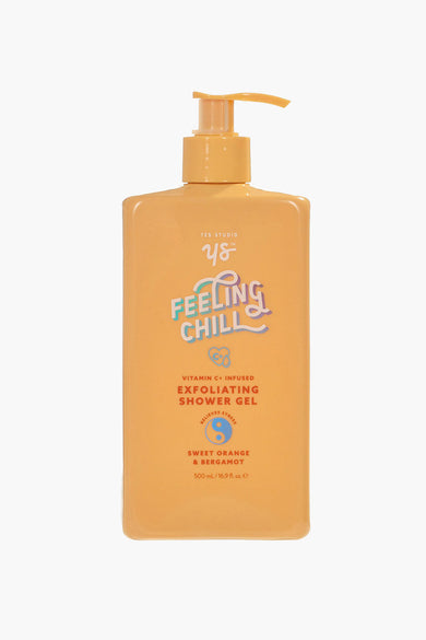 Cadeau multicolore d'UPPER CANADA, avec le texte "Feeling Chill" et une orangeine orange.