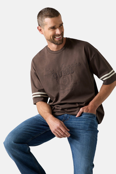 T-shirt à manches courtes - brun
