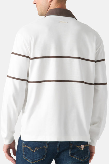 Sweat col O - écru