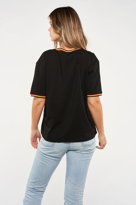 T-shirt (manches courtes) Noir - ZEB STYLE LAB