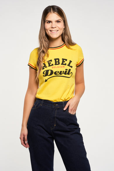 T-shirt (manches courtes) Jaune - ZEB STYLE LAB