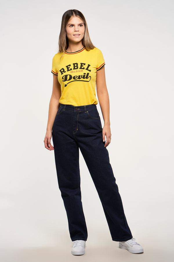 T-shirt (manches courtes) Jaune - ZEB STYLE LAB