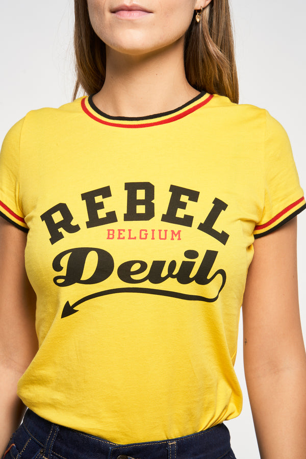 T-shirt (manches courtes) Jaune - ZEB STYLE LAB